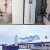 5000 luomukanan koti toteutettiin IVT HE E14 maalämpöpumpulla. Peltoon kaivettiin maalämpöä varten maapiiri 2 x 600 m.