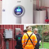 Maalämpö 80-luvun omakotitalo (Muurla) 180 m2, IVT Geo 312C maalämpöpumppu, poraus, putkityöt, sähkötyöt ja asennus.